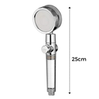 High pressure rotating helix showerhead
