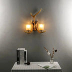 Deer Antler Wall Lamp