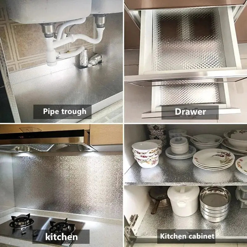 Heat-resistant & oil-repellent kitchen foil – Also suitable as a splash guard