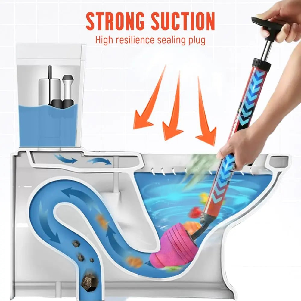High Pressure Drain Cleaner for Toilet Clogs