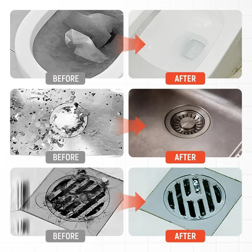 High Pressure Drain Cleaner for Toilet Clogs