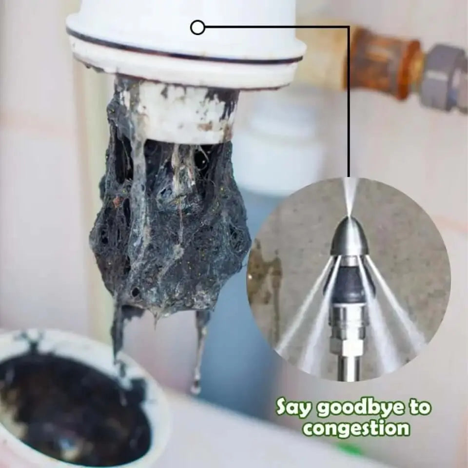 High Pressure Sewer Cleaning Nozzle – Effortlessly frees pipes