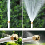 High-pressure water jet cleaning device with nozzle