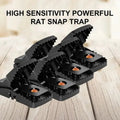 Highly sensitive mouse trap with strong spring