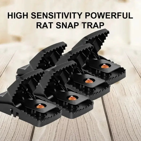 Highly sensitive mouse trap with strong spring