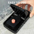 Highly sensitive mouse trap with strong spring