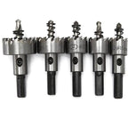 High-Performance Carbide Core Drill Bit Set for Metal (5 Pieces)