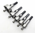 High-Performance Carbide Core Drill Bit Set for Metal (5 Pieces)