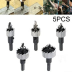 High-Performance Carbide Core Drill Bit Set for Metal (5 Pieces)