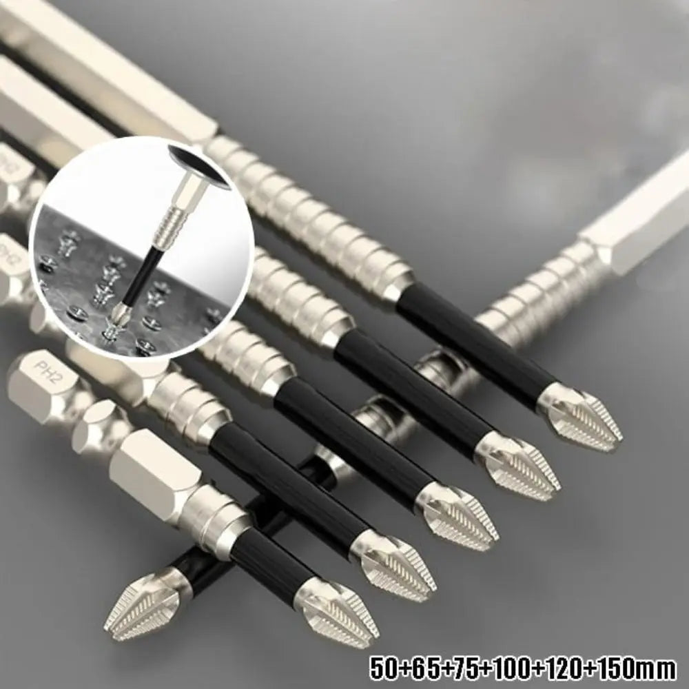 Magnetic Bit Attachments – Non-Slip Phillips Bits for Cordless Drills