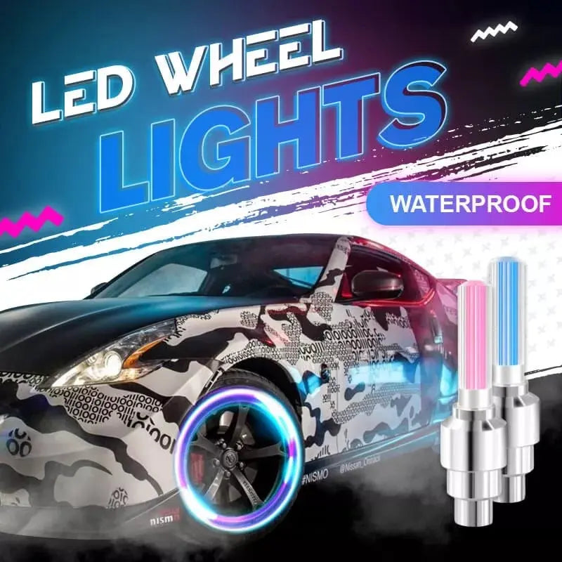 High-quality bicycle valve lighting with LED – Perfect for night rides