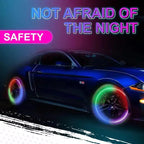 High-quality bicycle valve lighting with LED – Perfect for night rides