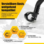 Bike mirror made of stainless steel – Shatterproof & 360° Redatable for more safety