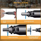 100-Piece Stainless Steel and Carbon Steel Rivet Nut Set in M3–M10 Sizes