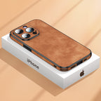 High-quality leather iPhone case with shockproof camera protection cover bag | MagSafe case for Apple iPhone 15/14/13 Pro Max Plus | Armor cover phone case