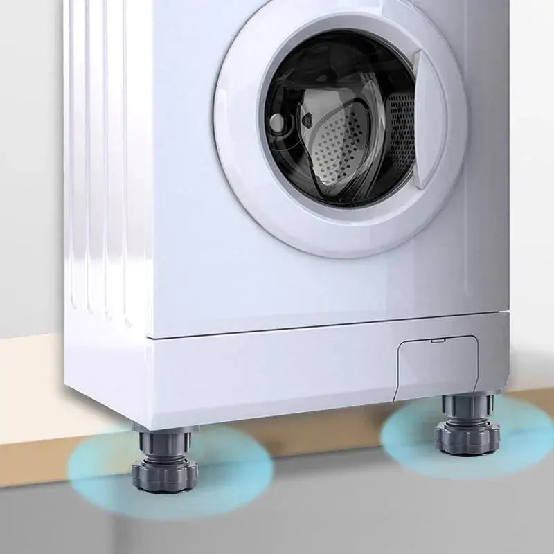 Height Adjustable Washing Machine Feet – up to 94% less vibrations (Set of 4)