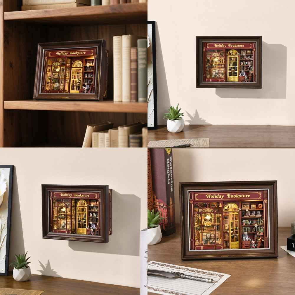 Holiday Bookstore DIY Book Nook Kit
