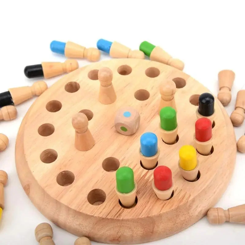 Wooden Memory Game — Thinking Game to Promote Memory and Coordination