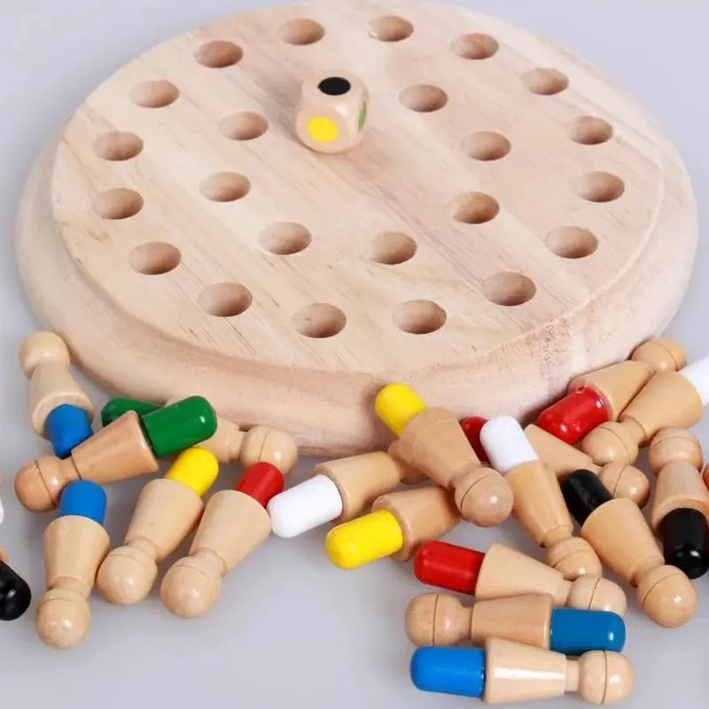 Wooden Memory Game — Thinking Game to Promote Memory and Coordination
