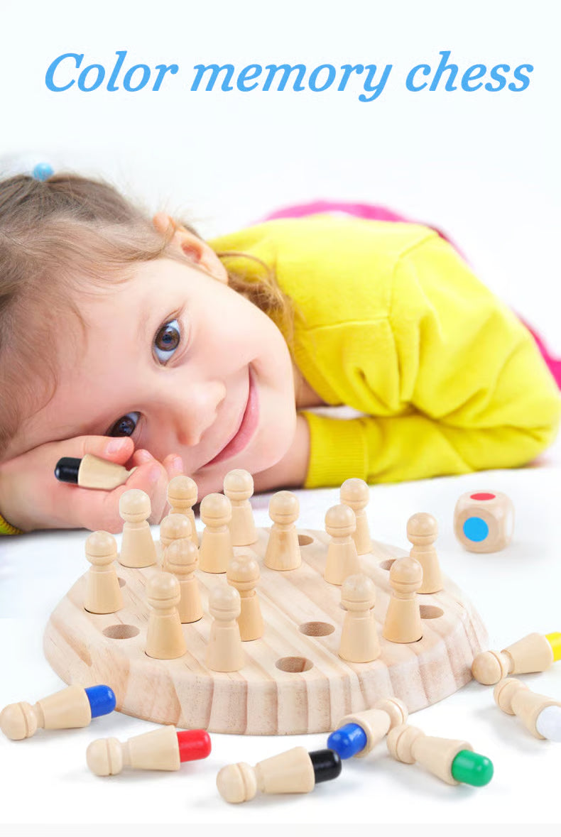 Wooden Memory Game — Thinking Game to Promote Memory and Coordination