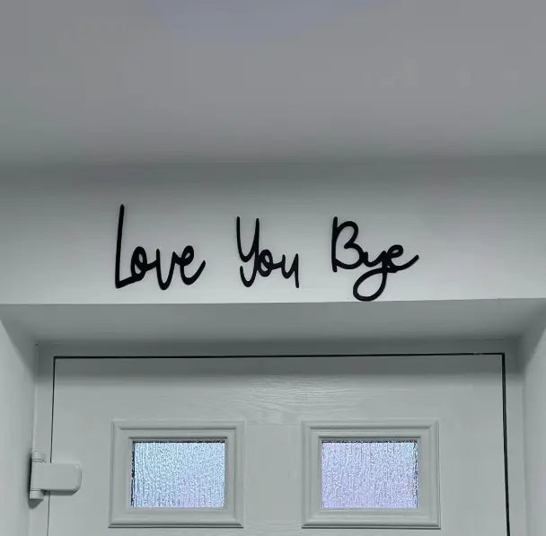 Wood wall decoration with adhesive back