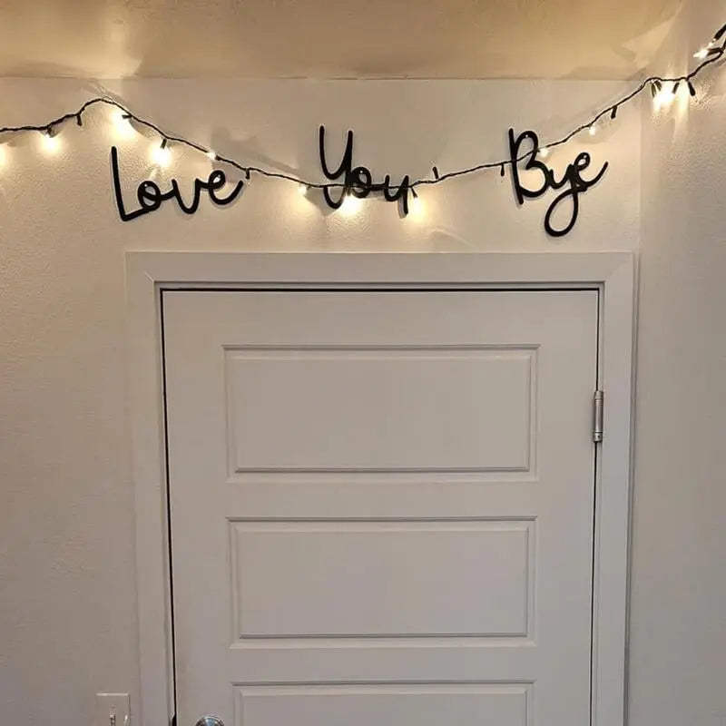 Wood wall decoration with adhesive back