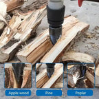Wood drill attachment – Efficient splitting attachment for firewood quickly and easily