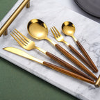 Wooden Handle Cutlery Set | Elegant Tableware for Every Occasion