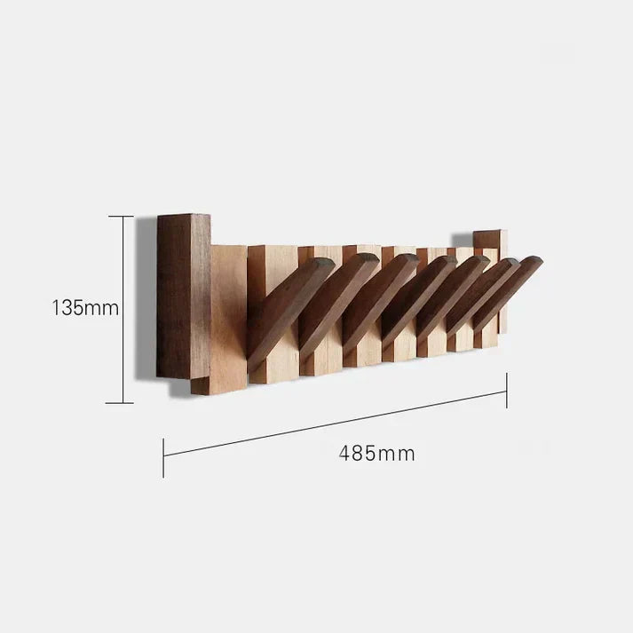 Wooden Coat Rack For The Hall - HarmonyHook