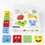 Wooden puzzle building blocks – Promotes concentration & creativity