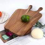 Wooden cutting board with handle | Ergonomic kitchen board