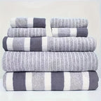 LUXORA – 8-piece towel set made of microfiber, soft, highly absorbent & quick-drying