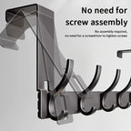SlimLine Door Hook – Hanging System Without Drilling Made of Sturdy Aluminum