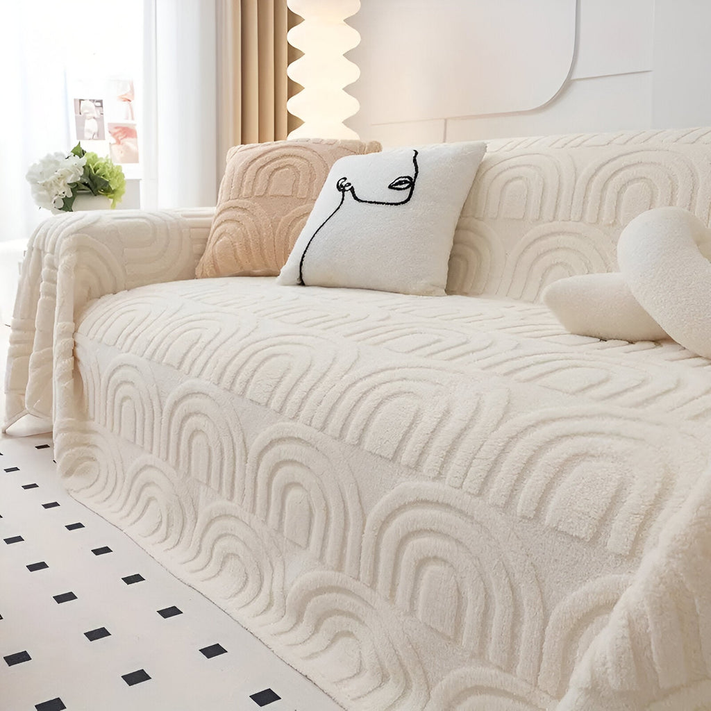 ArchPlush Sofa Cover | Jacquard Sofa Slipcover for All Sofa Types