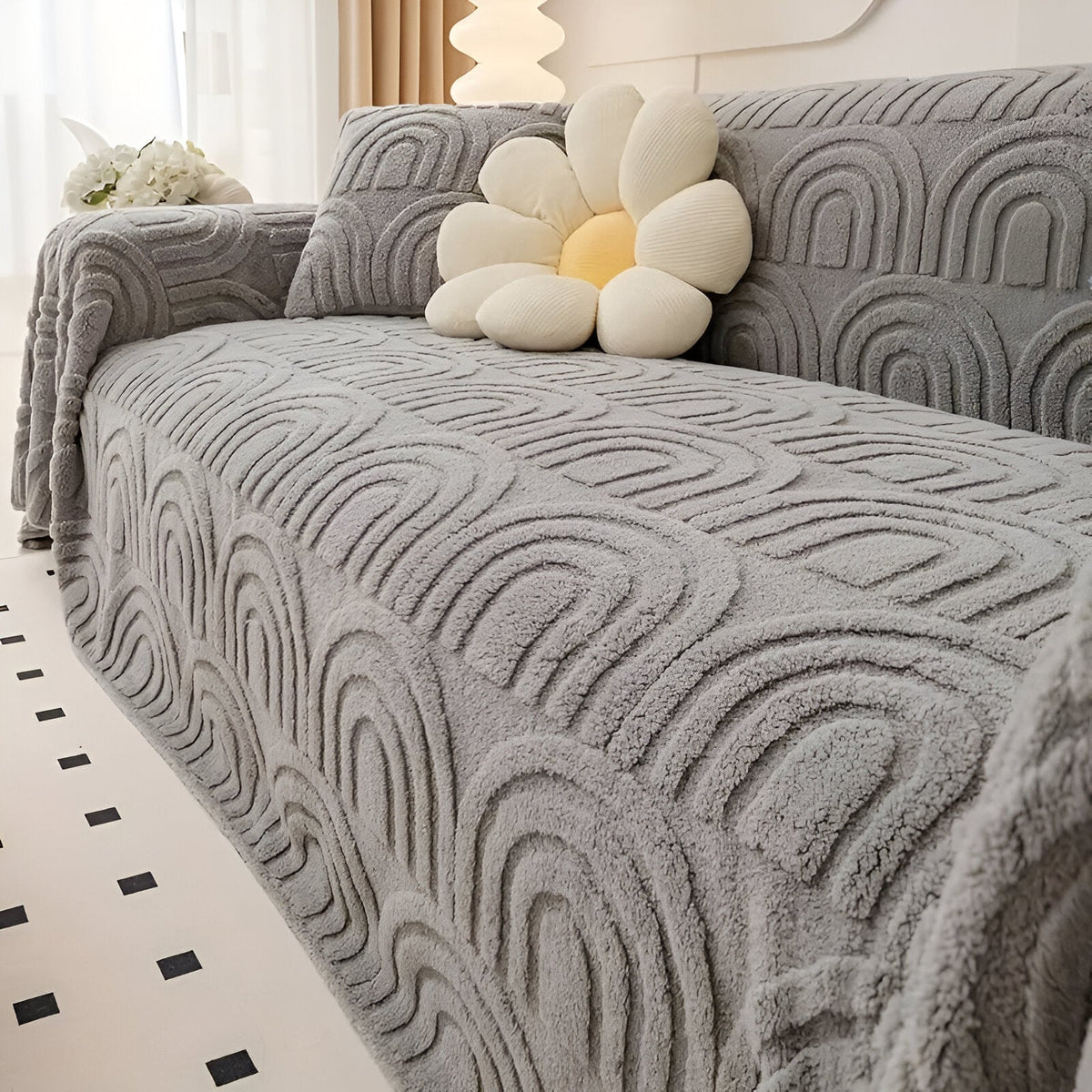 ArchPlush Sofa Cover | Jacquard Sofa Slipcover for All Sofa Types