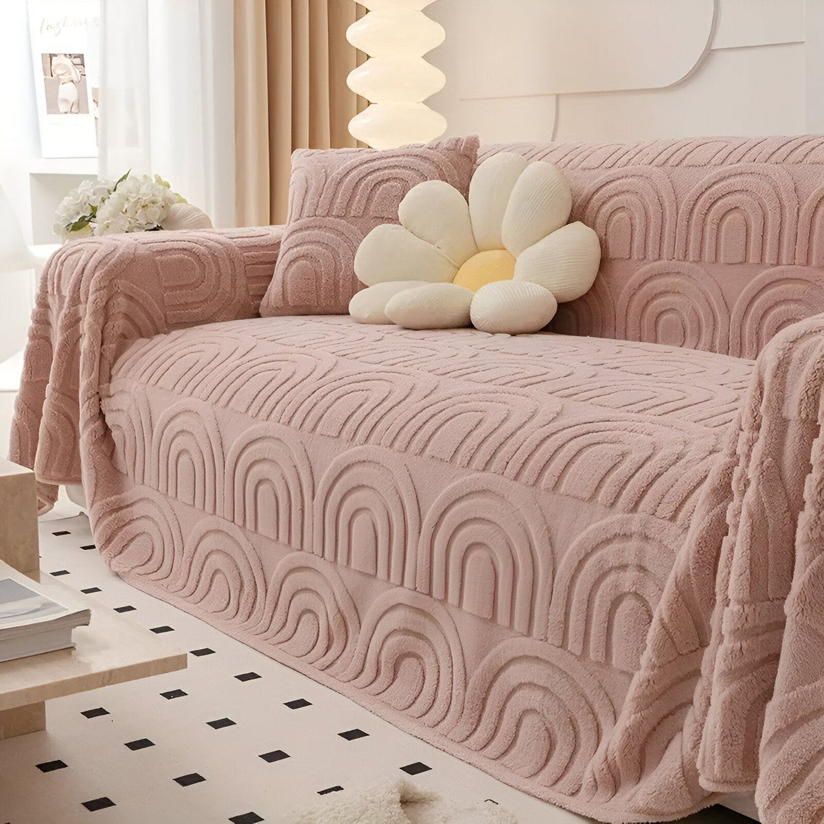 ArchPlush Sofa Cover | Jacquard Sofa Slipcover for All Sofa Types