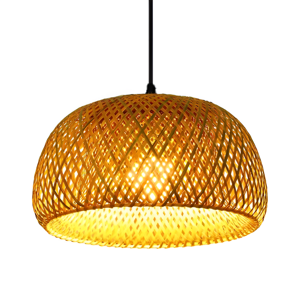 Aesthetic Wicker Pendant Lamp