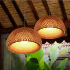 Aesthetic Wicker Pendant Lamp