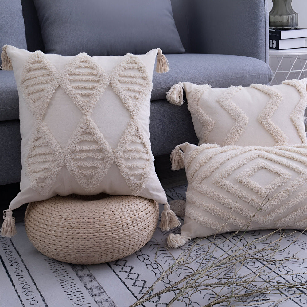 Cotton Cushion Cover in Boho & Ibiza Style