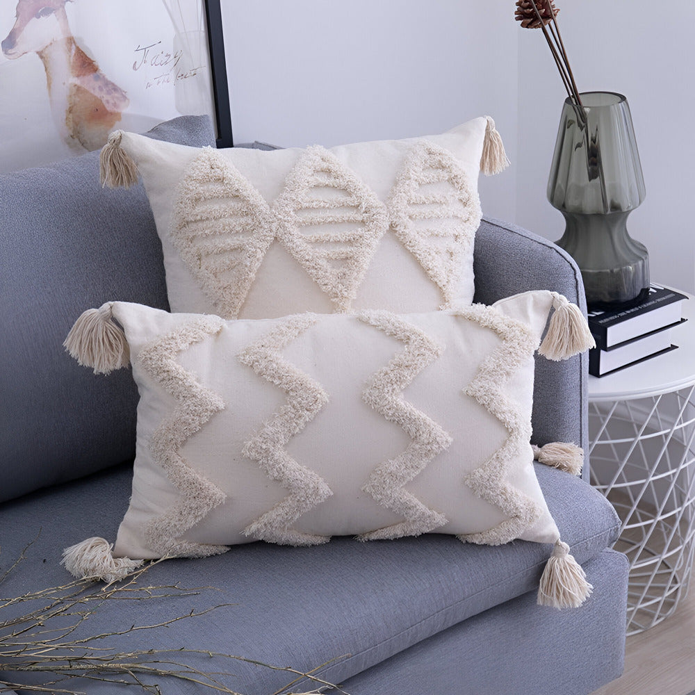 Cotton Cushion Cover in Boho & Ibiza Style