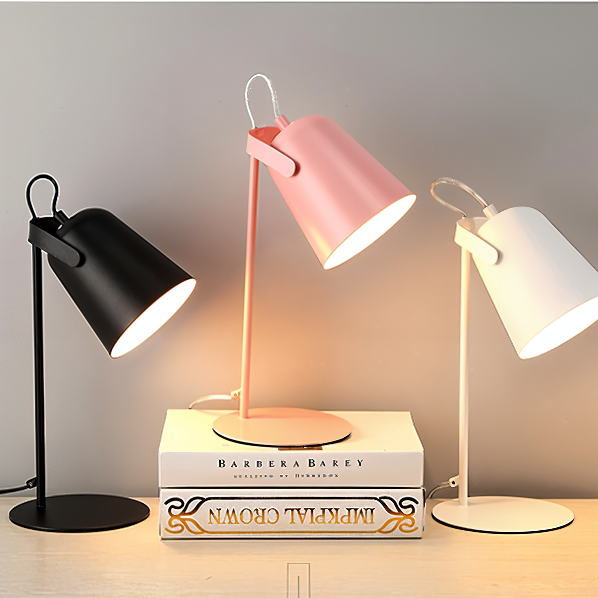 Macaron Table Lamp - Nordic Yellow Desk Lamp - Adjustable Lamp