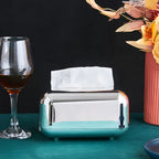 Elegant Tissue Box Holder with Glossy Surface