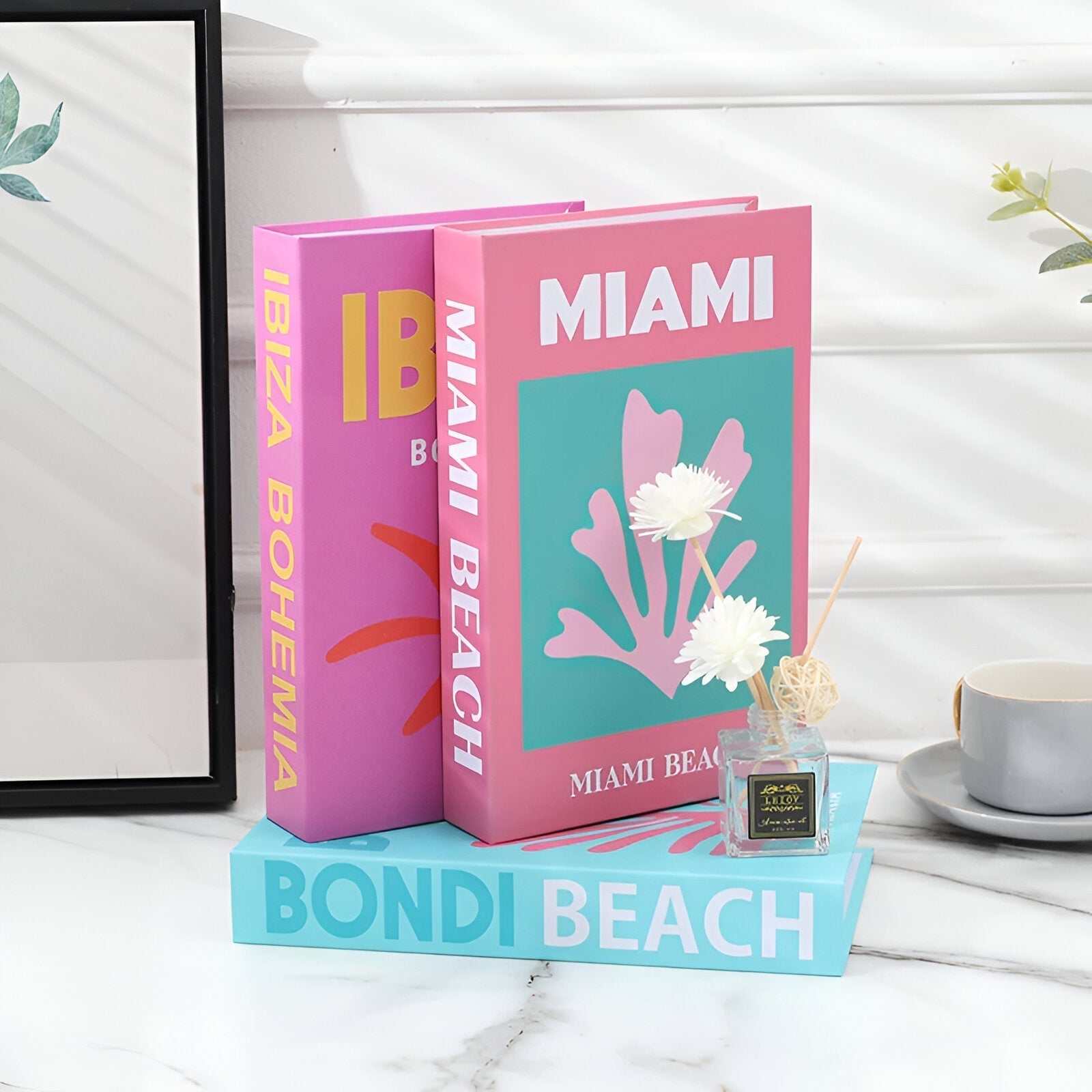 ChicFaux Decorative Books - Coffee Table Books - Books for Decoration