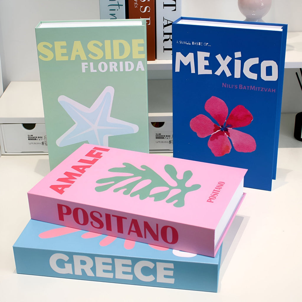 ChicFaux Decorative Books - Coffee Table Books - Books for Decoration
