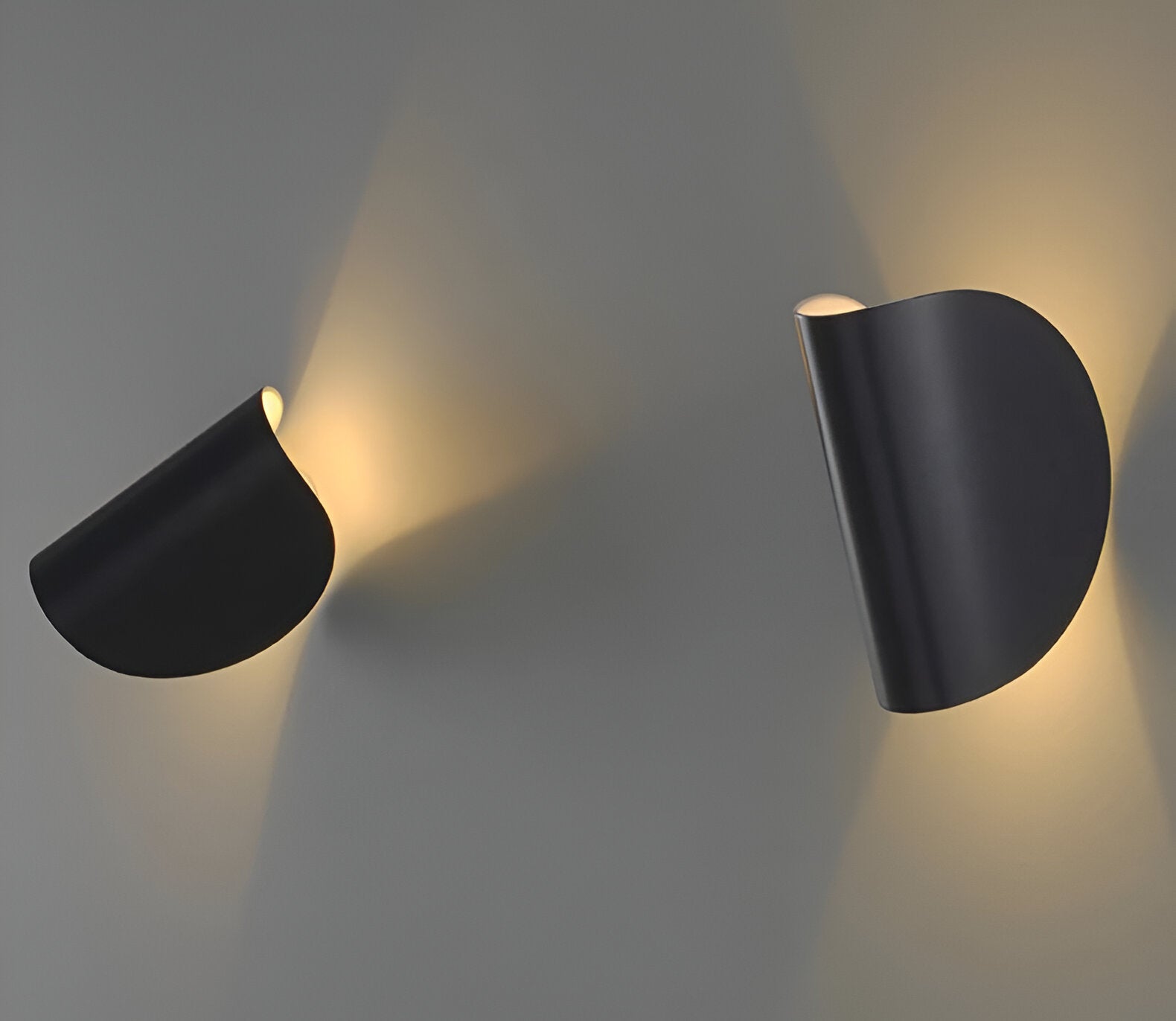 Swivel Metal Wall Lamp with Curved Design, Ideal for Any Room