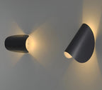 Swivel Metal Wall Lamp with Curved Design, Ideal for Any Room