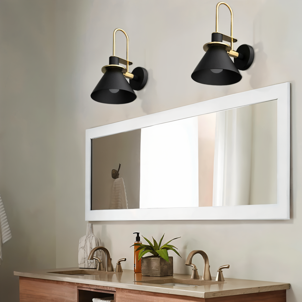 Postmodern LED Wall Lamp with Trumpet Shaped Design