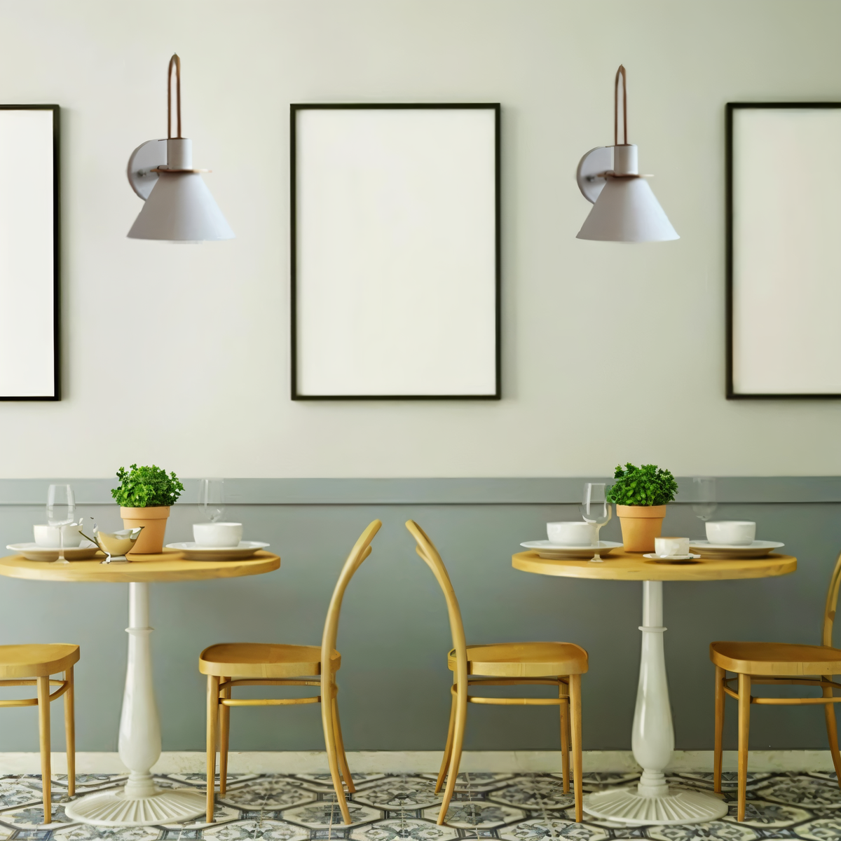 Postmodern LED Wall Lamp with Trumpet Shaped Design