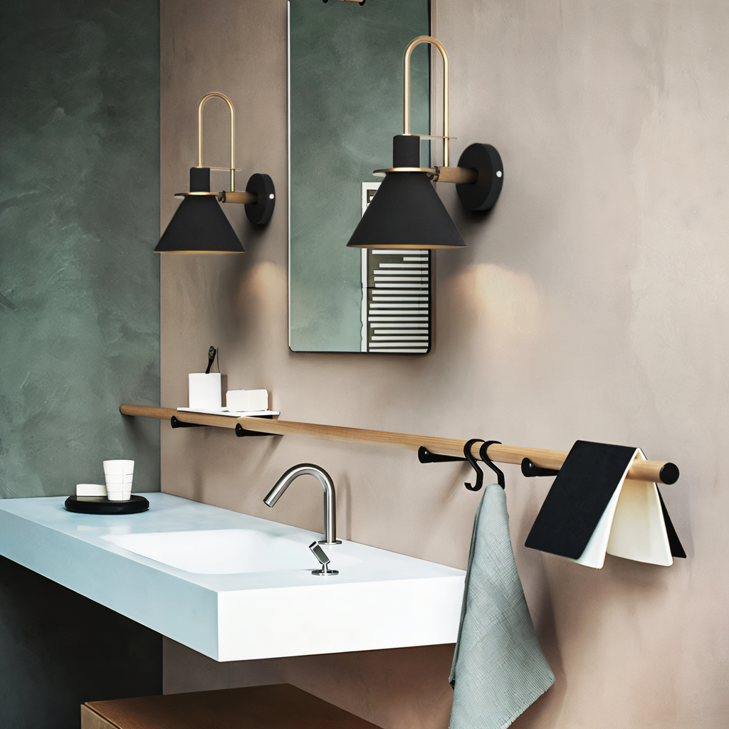 Postmodern LED Wall Lamp with Trumpet Shaped Design
