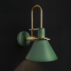 Postmodern LED Wall Lamp with Trumpet Shaped Design